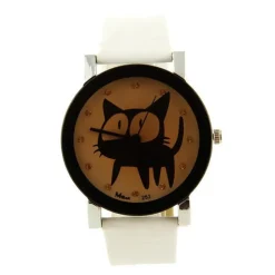 Montre chat femme