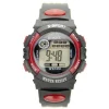 Montre chrono sport noir et rouge pas chère
