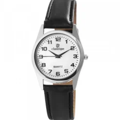 Montre Cuir PU Noir marque Classique