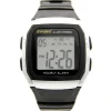 Montre Digitale Homme Gros Chiffres Noir et Argenté