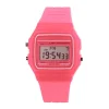 Montre Digitale LCD Rose pas chère Multifonction
