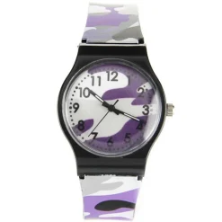 Montre enfant analogique pas chère camouflage militaire