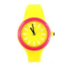 Montre enfant jaune et rose