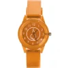 Montre enfant plastique orange pas chère