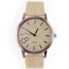 Montre façon bois design bracelet pas chère