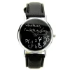 Montre femme et homme original bracelet cuir PU