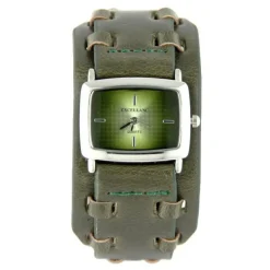 Montre femme homme Excellanc bracelet de force kaki
