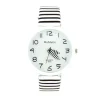 Montre femme noir et blanc marque Womage