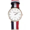 Montre Geneva branché Nato tissu pas chère