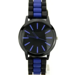 Montre grand cadran bracelet silicone