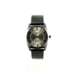 Montre grise marque OMAX chiffres noirs