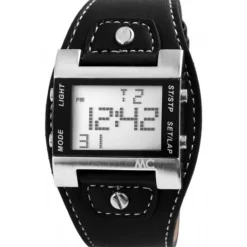 Montre gros chiffre digital bracelet de force