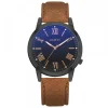 Montre homme pas chère chiffre romain bracelet cuir