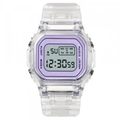 Montre Électronique pas chère Transparente Violet