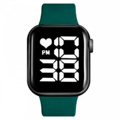 Montre LED pas chere vert Gros Chiffres