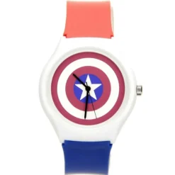 Montre Marque Willis style bouclier Captain America pas chère