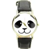 Montre panda pas chère bracelet synthétique noir