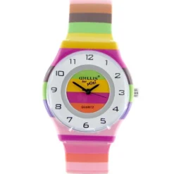 Montre pas cher à rayure multicolore de marque WILLIS