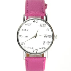 Montre pas chère algèbre unisexe sympa
