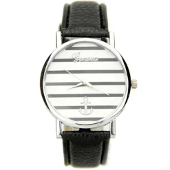 Montre pas chère Ancre marine Geneva femme et homme