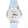 Montre pas chère atomique bracelet bleu ciel
