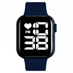 Montre pas chère bleu gros chiffres