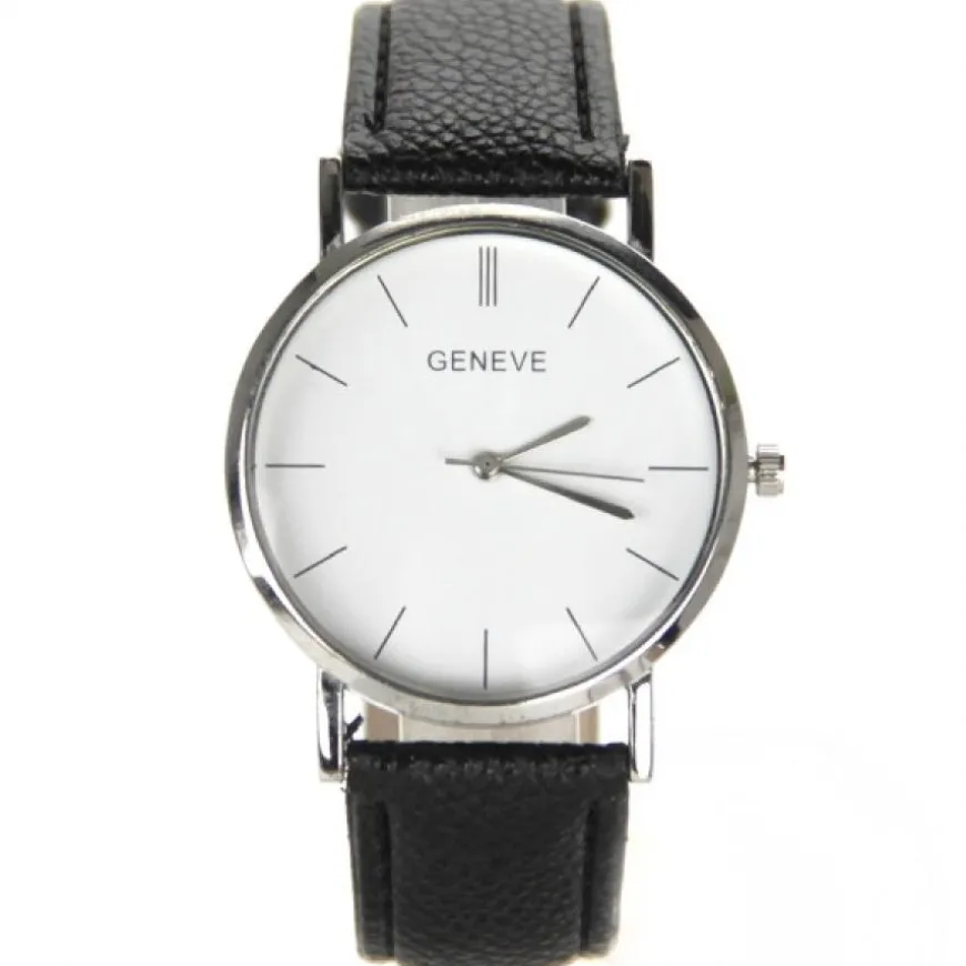 Montre pas chère Geneva homme femme