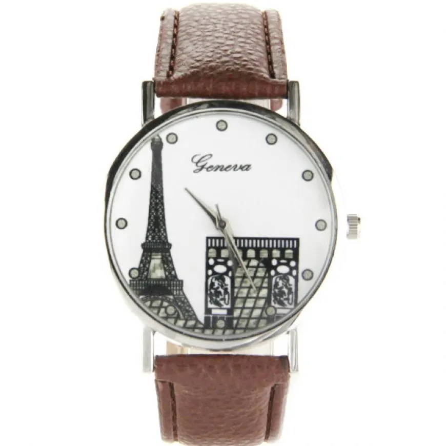 Montre pas chère Geneva tour Eiffel