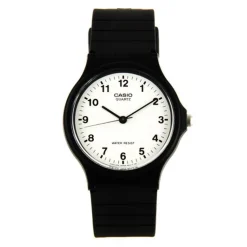 Montre pas chère simple sport noir résine marque Casio unisexe