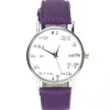 Montre pas chère violette