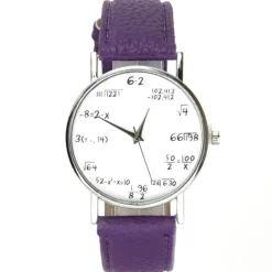 Montre pas chère violette