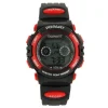 Montre POPART dateur pas chère multifonction marque waterproof rouge et noir