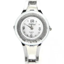 Montre pour femme blanche à strass