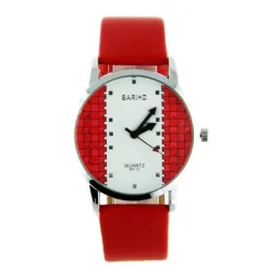 Montre puzzle femme pas chère - rouge