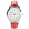 Montre rouge femme pas chère bracelet synthétique