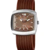 Montre silicone marron Excellanc