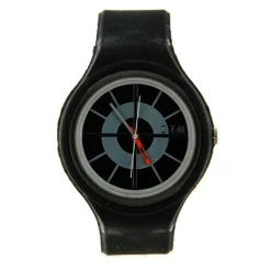 Montre silicone noire pas chère