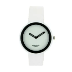 Montre simple blanche femme pas chère