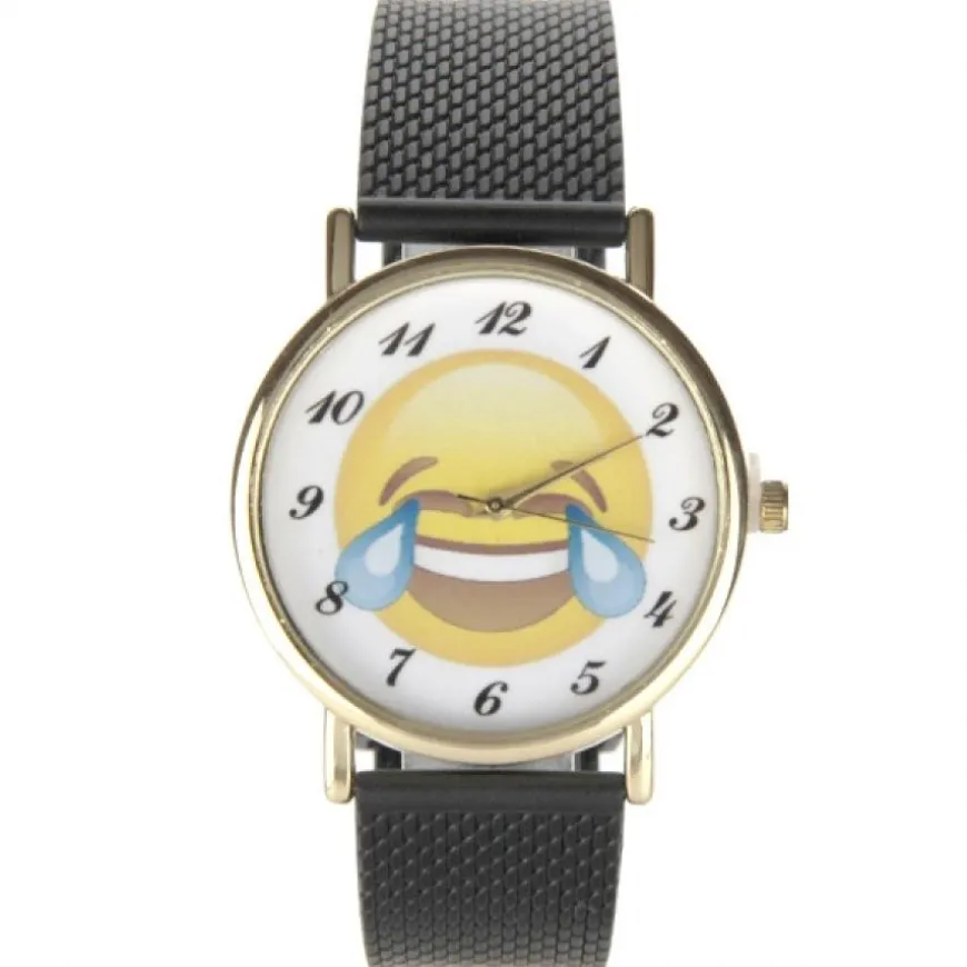 Montre Smiley mort de rire aux larmes