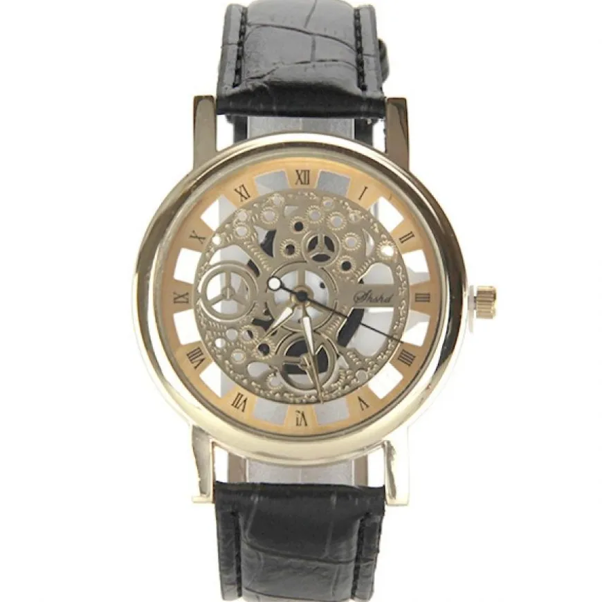 Montre squelette homme pas chère style automatique