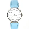 Montre sympa homme et femme calcul