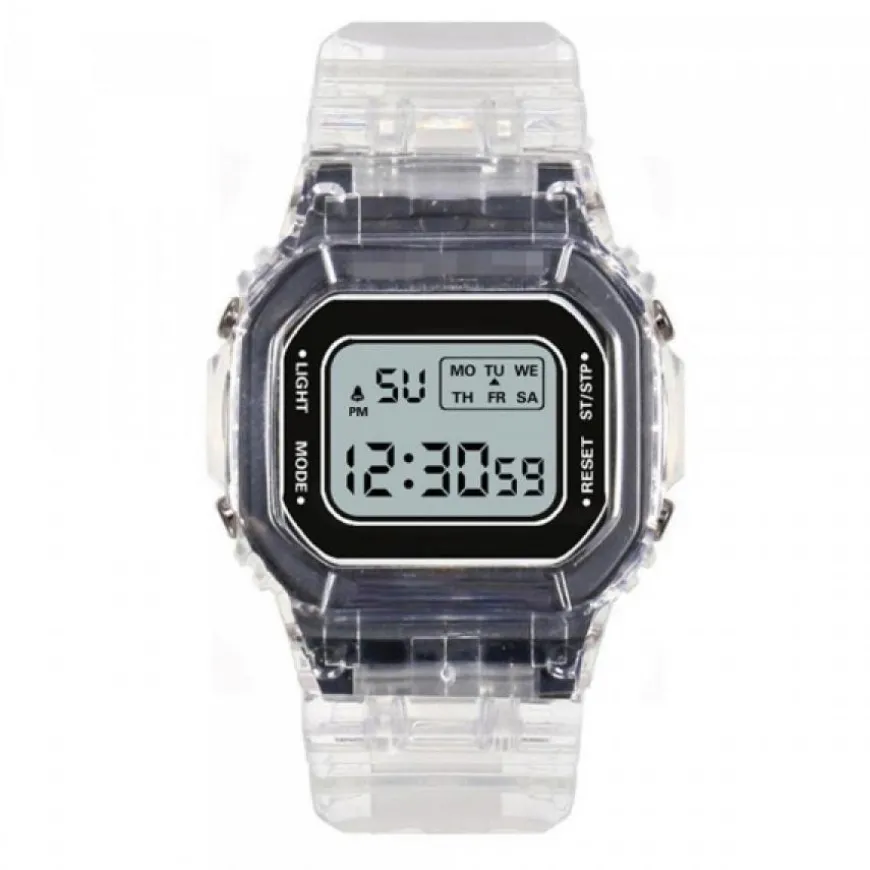 Montre Tendance transparente pas chere