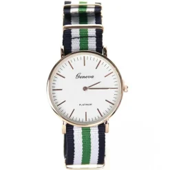 Montre tissu femme homme tendance à la mode
