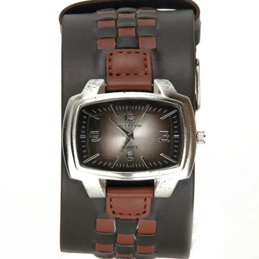 Montre tressé Excellanc bracelet de force