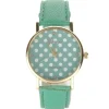 Montre verte pas chère pois