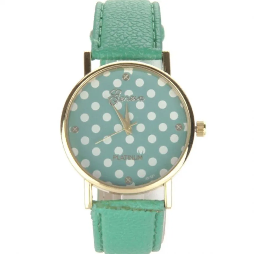 Montre verte pas chère pois