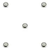 Pack de 5 Batteries de montre AG9 alcaline 1,5 V
