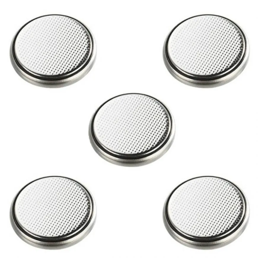 Pack de 5 Batteries de montre CR1220 lithium 3 V