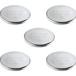 Pack de 5 Batteries  lithium 3 V CR2430 montre