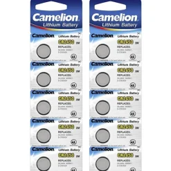 Pack de 10 Batteries pour montre  CR2450 3 V lithium